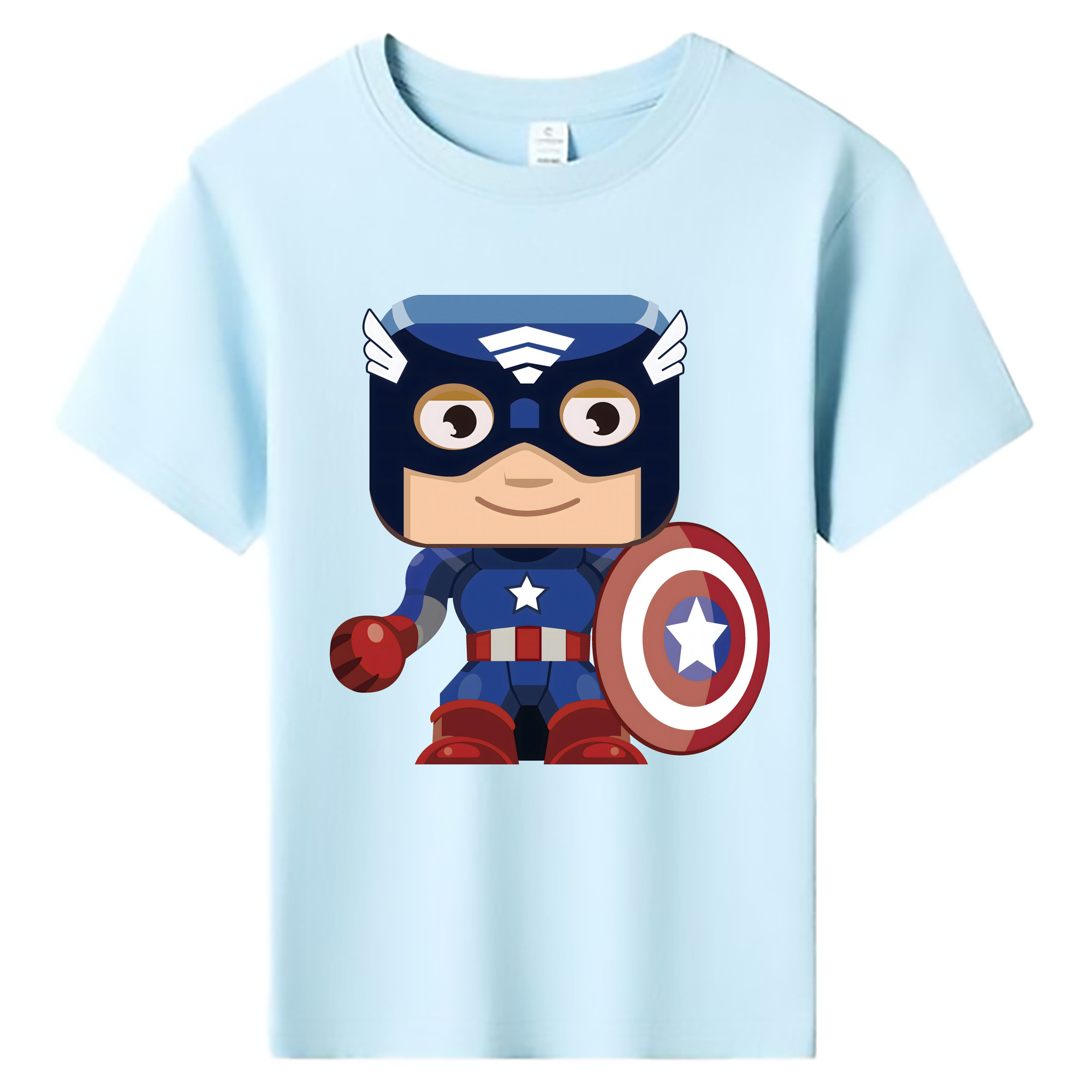 （画像用） アベンジャーズ The Avengers 綿100％キッズTシャツ（フロントプリント）